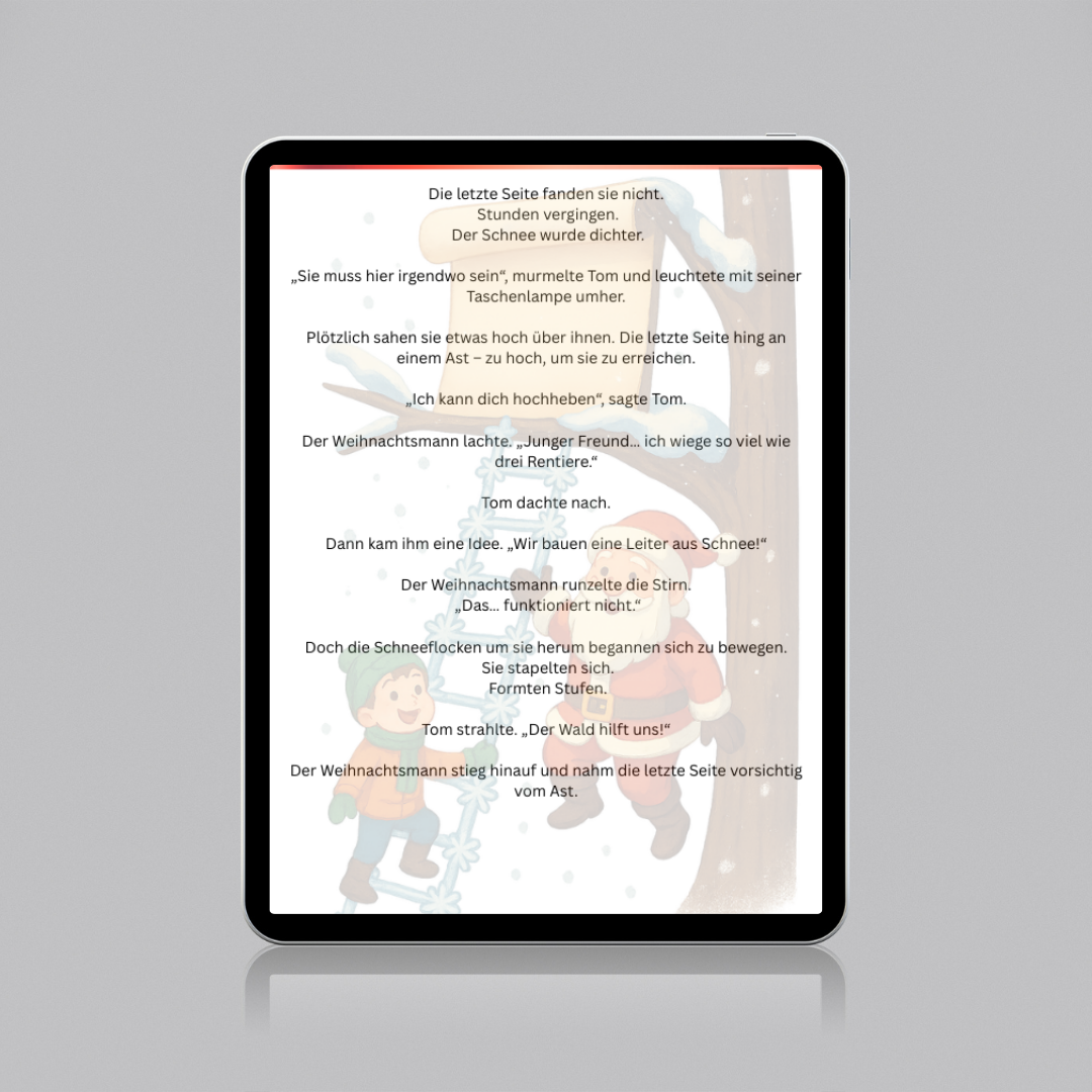 Die Nacht, in der der Weihnachtsmann seine Liste verlor – Magische Weihnachtsgeschichte für Kinder (E-Book)