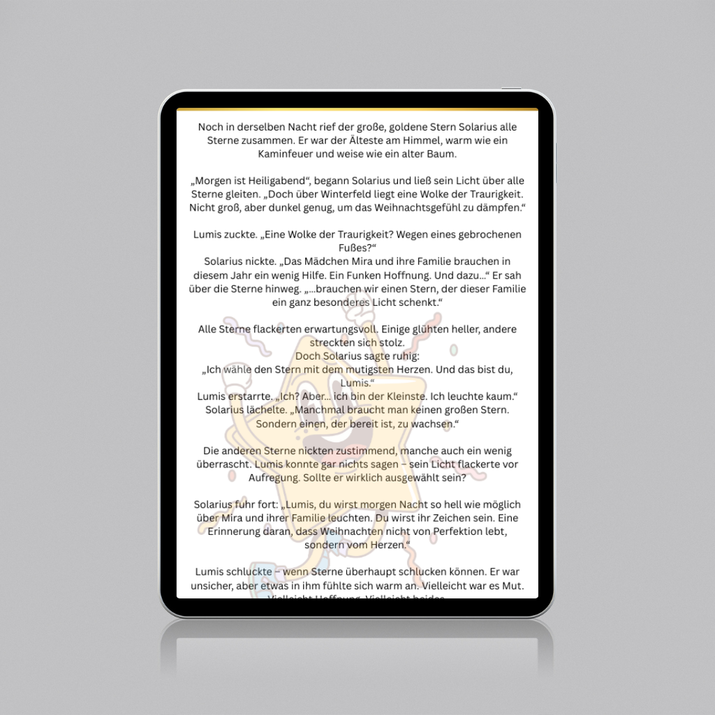 Der mutige Stern – Weihnachtsgeschichte für Kinder | Mut, Freundschaft & liebevolles Vorlesen (E-Book)