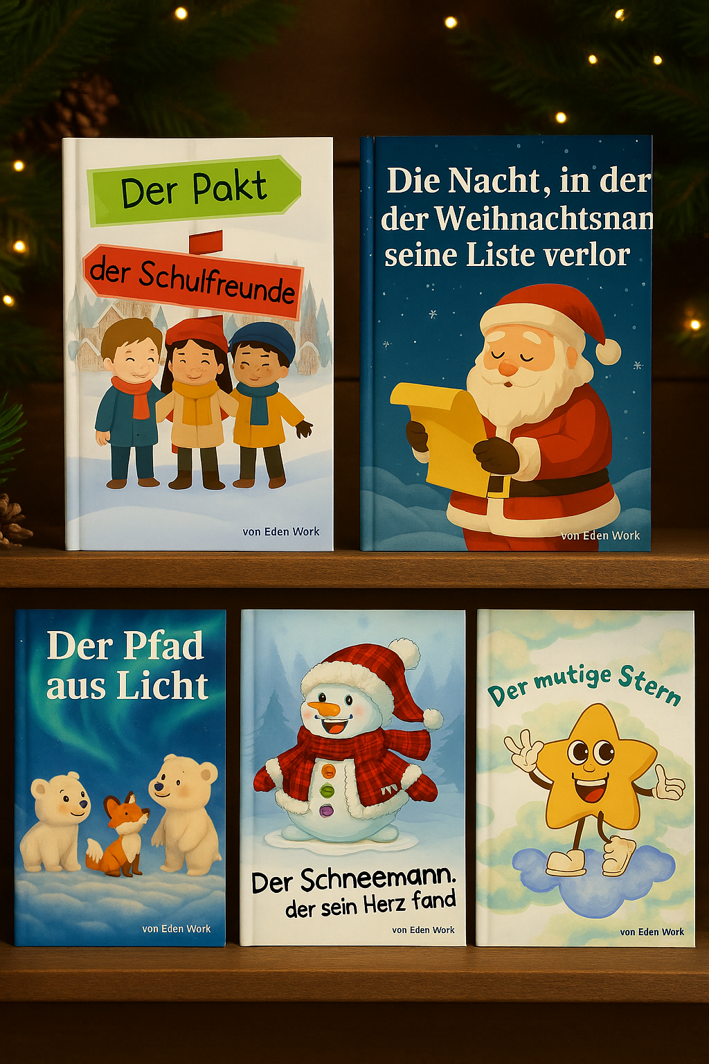 Weihnachtliche Gute-Nacht-Geschichten – 5 Bücher als E-Book Set (E-Book)